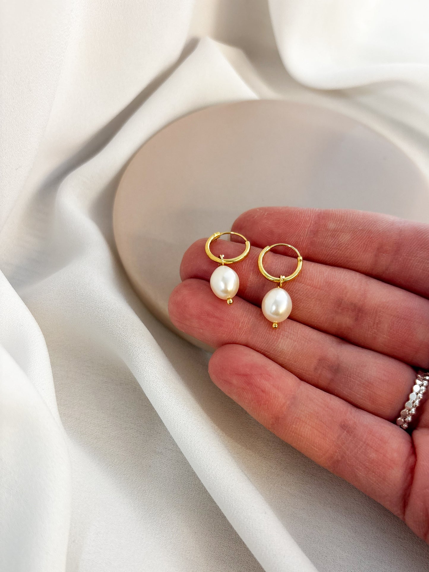 pärla mini hoop gold