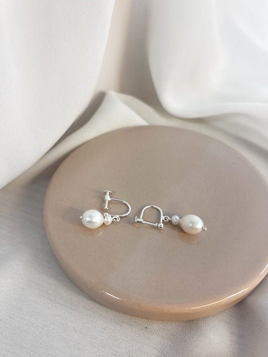 Pärla korvakorut, ilman reikää