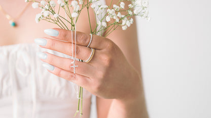 bubbel pärla kors_palloista risti_siro rippiristi_cool risti